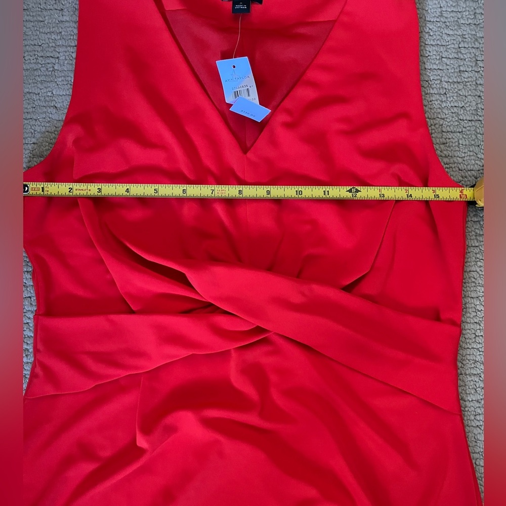Ann Taylor Red-Orange Dress - Picture 5 of 6